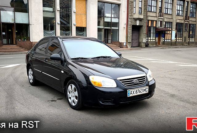 Черный Киа Черато, объемом двигателя 1.6 л и пробегом 204 тыс. км за 3700 $, фото 1 на Automoto.ua