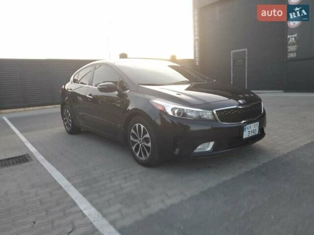 Черный Киа Форте, объемом двигателя 2 л и пробегом 92 тыс. км за 10550 $, фото 1 на Automoto.ua