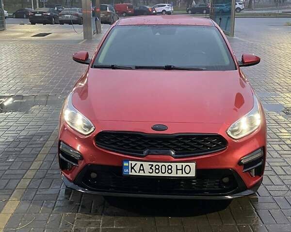 Красный Киа Форте, объемом двигателя 2 л и пробегом 101 тыс. км за 13800 $, фото 1 на Automoto.ua