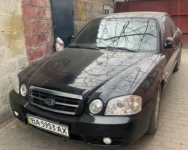 Черный Киа Маджентис, объемом двигателя 2 л и пробегом 161 тыс. км за 4800 $, фото 1 на Automoto.ua