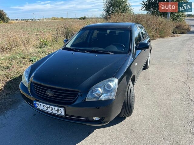 Черный Киа Маджентис, объемом двигателя 2 л и пробегом 232 тыс. км за 5500 $, фото 1 на Automoto.ua
