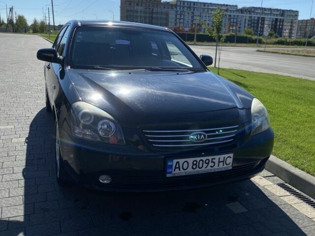 Черный Киа Маджентис, объемом двигателя 2 л и пробегом 217 тыс. км за 5500 $, фото 1 на Automoto.ua