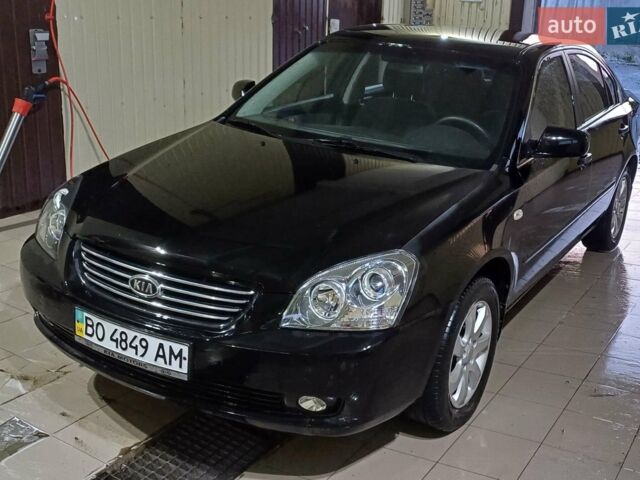 Черный Киа Маджентис, объемом двигателя 2 л и пробегом 220 тыс. км за 5600 $, фото 1 на Automoto.ua