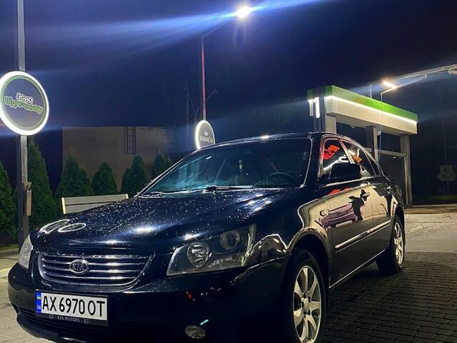Черный Киа Маджентис, объемом двигателя 2 л и пробегом 232 тыс. км за 4999 $, фото 1 на Automoto.ua