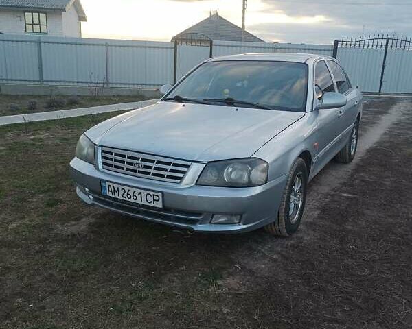 Синий Киа Маджентис, объемом двигателя 2 л и пробегом 400 тыс. км за 2599 $, фото 1 на Automoto.ua