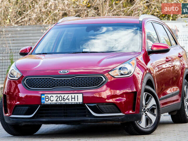 Красный Киа Niro, объемом двигателя 1.58 л и пробегом 56 тыс. км за 14500 $, фото 1 на Automoto.ua