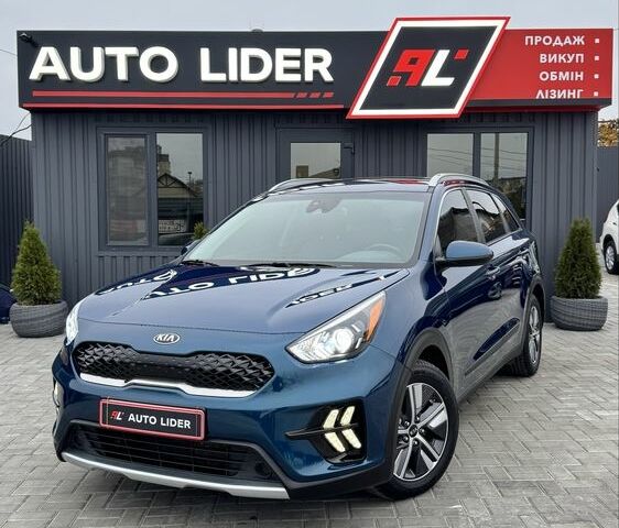 Синий Киа Niro, объемом двигателя 1.6 л и пробегом 68 тыс. км за 19500 $, фото 1 на Automoto.ua