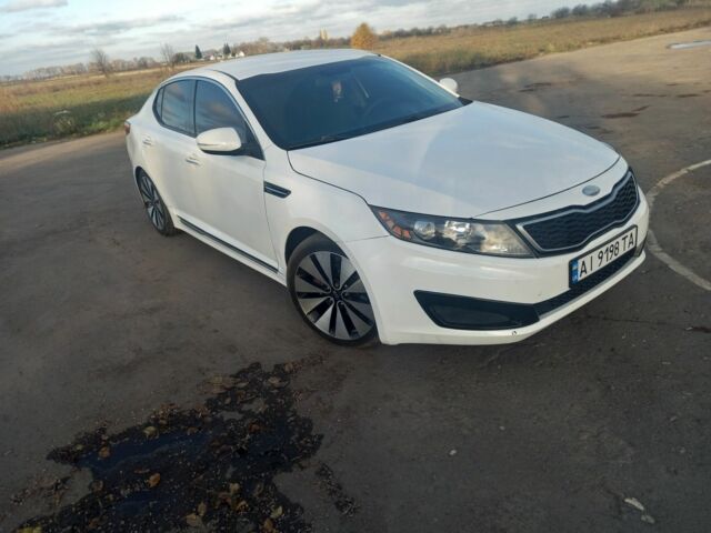 Белый Киа Оптима, объемом двигателя 2.4 л и пробегом 185 тыс. км за 9000 $, фото 1 на Automoto.ua