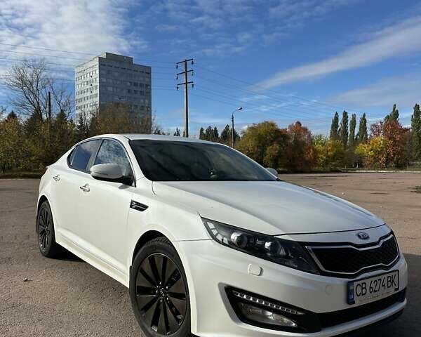 Белый Киа Оптима, объемом двигателя 2.4 л и пробегом 216 тыс. км за 9500 $, фото 1 на Automoto.ua