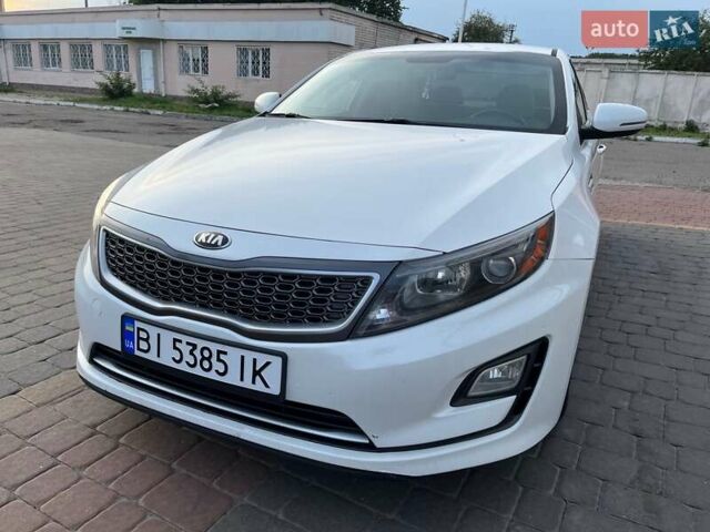 Білий Кіа Оптіма, об'ємом двигуна 2.4 л та пробігом 115 тис. км за 12000 $, фото 1 на Automoto.ua