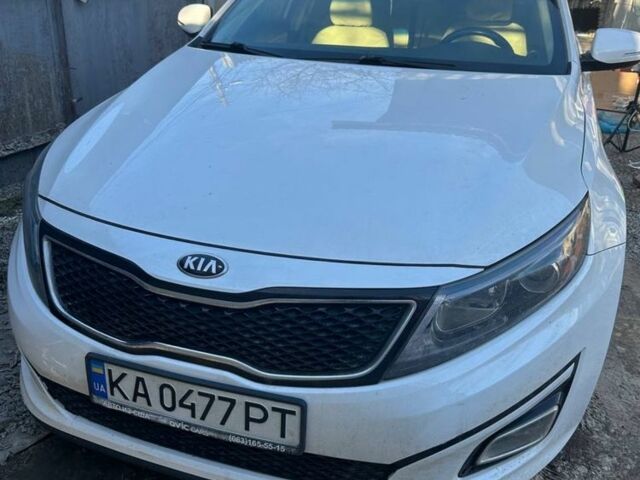 Белый Киа Оптима, объемом двигателя 2.4 л и пробегом 200 тыс. км за 8500 $, фото 1 на Automoto.ua