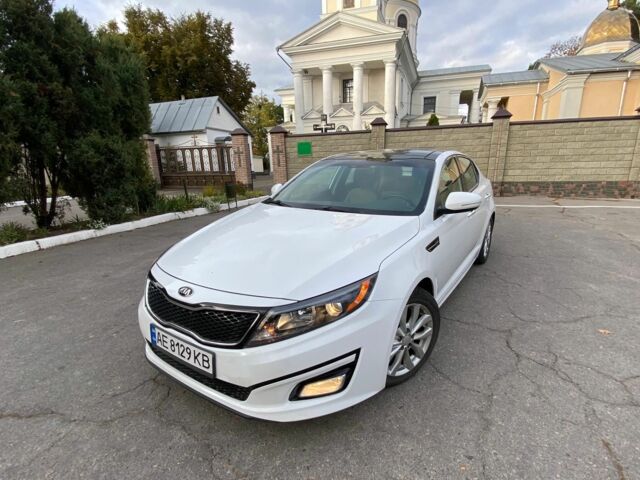 Белый Киа Оптима, объемом двигателя 2.4 л и пробегом 136 тыс. км за 9700 $, фото 1 на Automoto.ua