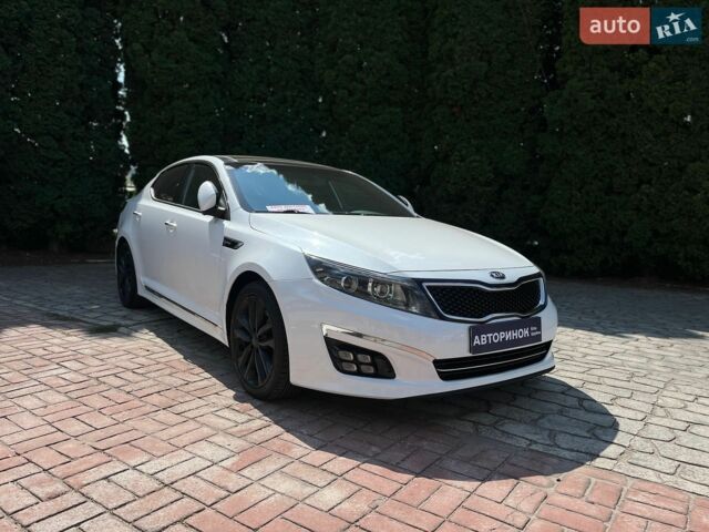 Білий Кіа Оптіма, об'ємом двигуна 2 л та пробігом 98 тис. км за 13000 $, фото 1 на Automoto.ua