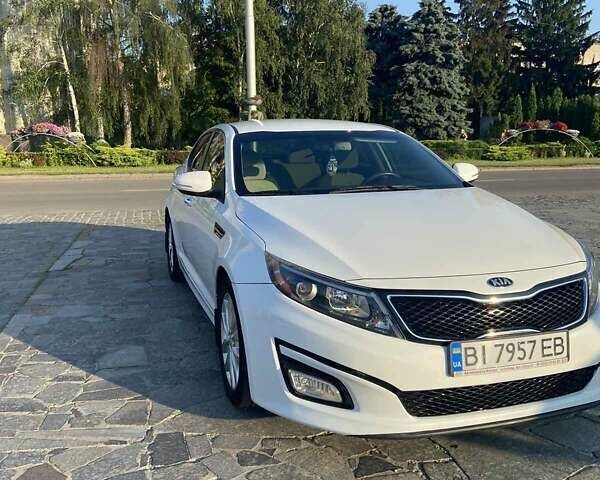 Білий Кіа Оптіма, об'ємом двигуна 2.4 л та пробігом 146 тис. км за 10200 $, фото 1 на Automoto.ua