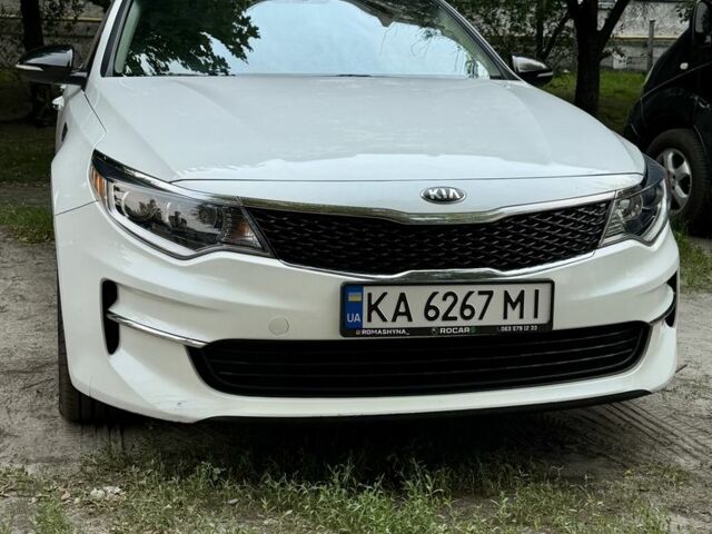 Білий Кіа Оптіма, об'ємом двигуна 2.4 л та пробігом 155 тис. км за 8300 $, фото 1 на Automoto.ua