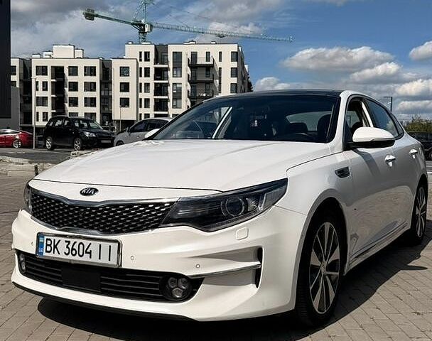 Белый Киа Оптима, объемом двигателя 1.69 л и пробегом 224 тыс. км за 13200 $, фото 1 на Automoto.ua