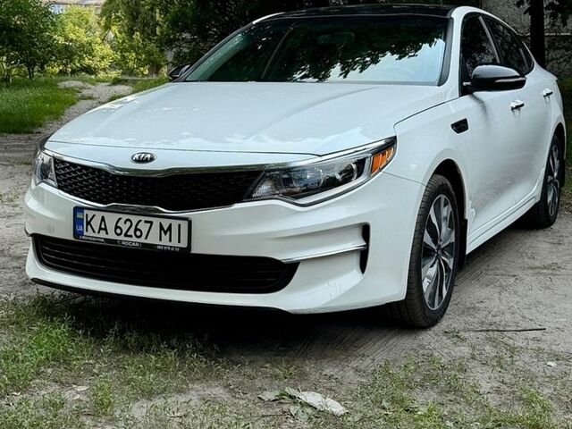 Білий Кіа Оптіма, об'ємом двигуна 2.36 л та пробігом 155 тис. км за 9500 $, фото 1 на Automoto.ua