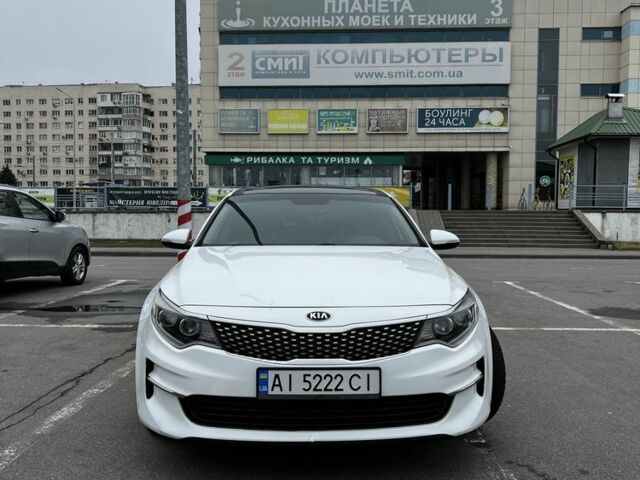 Білий Кіа Оптіма, об'ємом двигуна 2.4 л та пробігом 173 тис. км за 10500 $, фото 1 на Automoto.ua