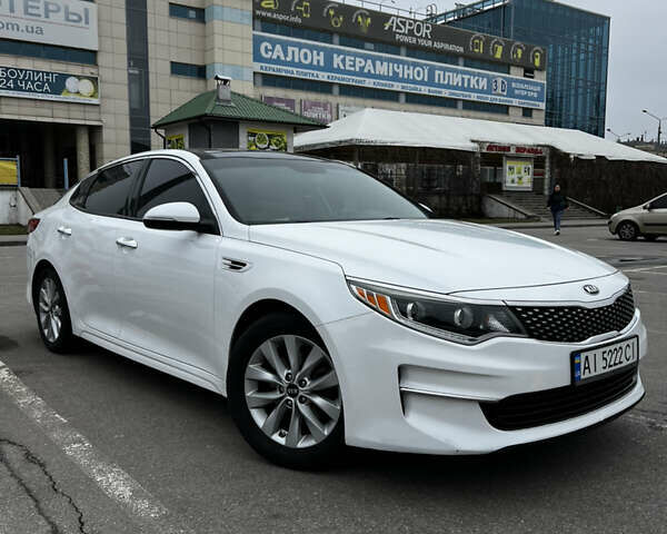 Білий Кіа Оптіма, об'ємом двигуна 2.4 л та пробігом 144 тис. км за 11500 $, фото 1 на Automoto.ua