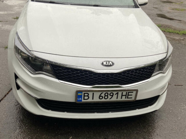 Білий Кіа Оптіма, об'ємом двигуна 2.4 л та пробігом 141 тис. км за 11500 $, фото 1 на Automoto.ua