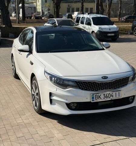 Белый Киа Оптима, объемом двигателя 1.69 л и пробегом 222 тыс. км за 14900 $, фото 1 на Automoto.ua