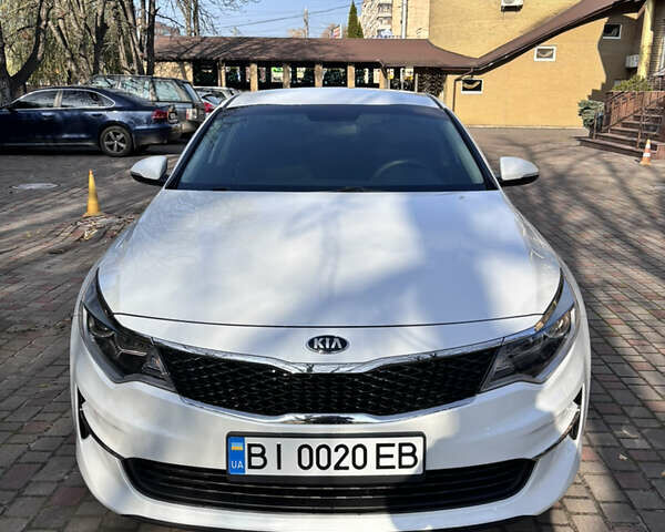 Білий Кіа Оптіма, об'ємом двигуна 2.4 л та пробігом 84 тис. км за 11499 $, фото 1 на Automoto.ua