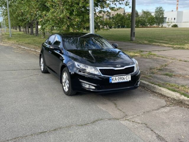 Черный Киа Оптима, объемом двигателя 2 л и пробегом 170 тыс. км за 8600 $, фото 1 на Automoto.ua