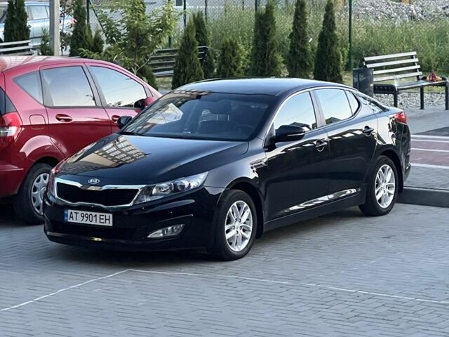 Черный Киа Оптима, объемом двигателя 2 л и пробегом 138 тыс. км за 9100 $, фото 1 на Automoto.ua