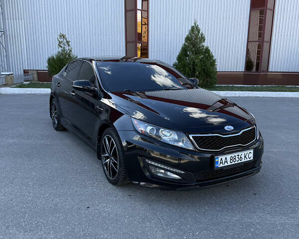 Чорний Кіа Оптіма, об'ємом двигуна 2 л та пробігом 112 тис. км за 8700 $, фото 1 на Automoto.ua