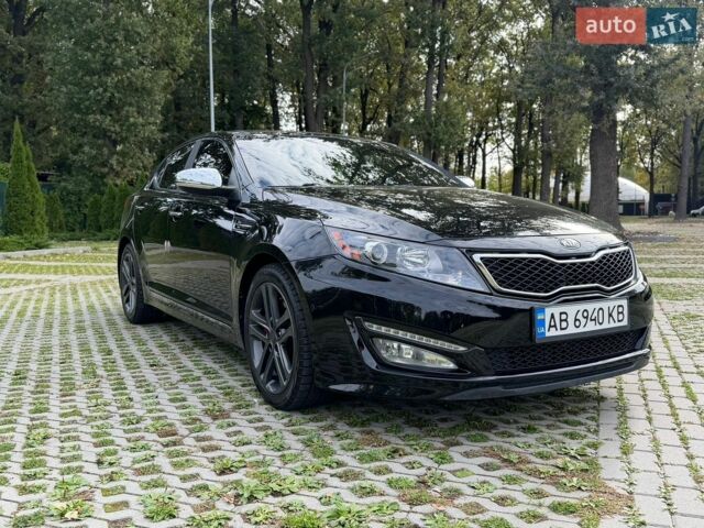 Чорний Кіа Оптіма, об'ємом двигуна 2 л та пробігом 77 тис. км за 11300 $, фото 1 на Automoto.ua
