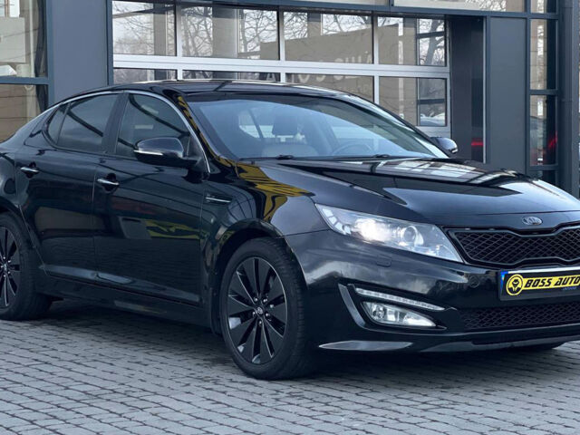 Черный Киа Оптима, объемом двигателя 2.4 л и пробегом 140 тыс. км за 12600 $, фото 1 на Automoto.ua