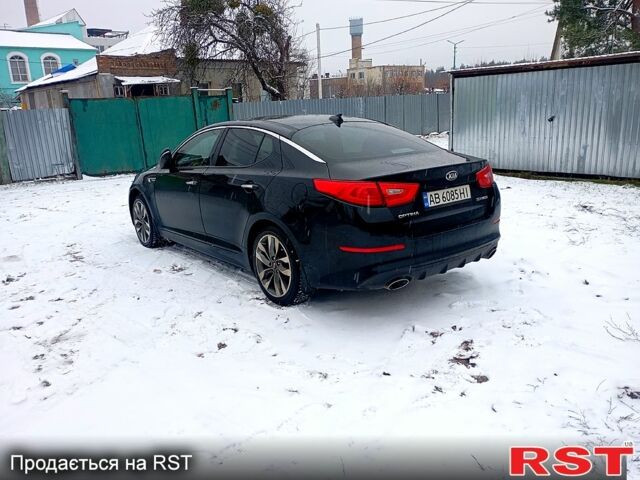 Черный Киа Оптима, объемом двигателя 2 л и пробегом 116 тыс. км за 11800 $, фото 1 на Automoto.ua