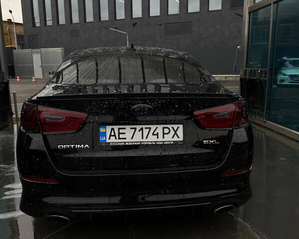 Чорний Кіа Оптіма, об'ємом двигуна 2 л та пробігом 174 тис. км за 12000 $, фото 1 на Automoto.ua