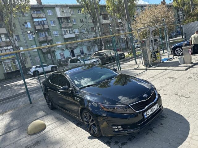 Черный Киа Оптима, объемом двигателя 2 л и пробегом 160 тыс. км за 12200 $, фото 1 на Automoto.ua