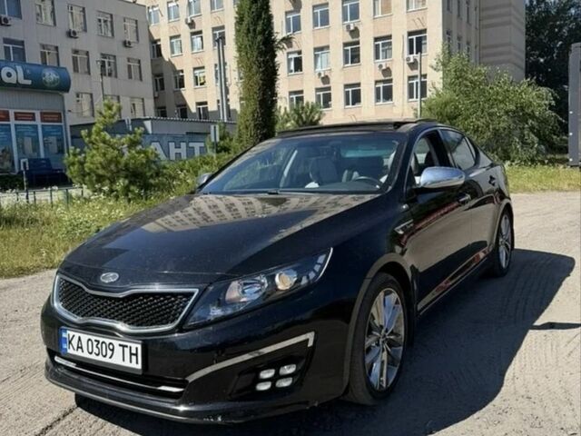 Черный Киа Оптима, объемом двигателя 2 л и пробегом 126 тыс. км за 6319 $, фото 1 на Automoto.ua