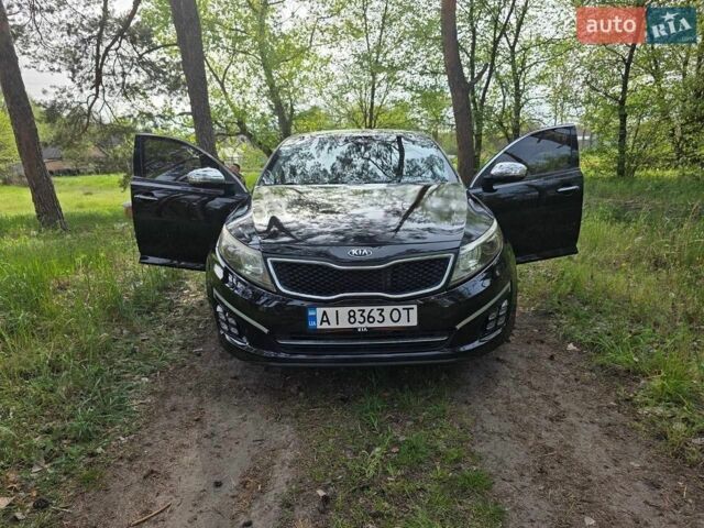 Чорний Кіа Оптіма, об'ємом двигуна 2 л та пробігом 141 тис. км за 12000 $, фото 1 на Automoto.ua