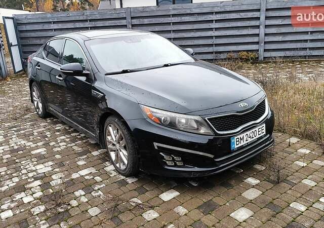 Чорний Кіа Оптіма, об'ємом двигуна 2 л та пробігом 104 тис. км за 11600 $, фото 1 на Automoto.ua