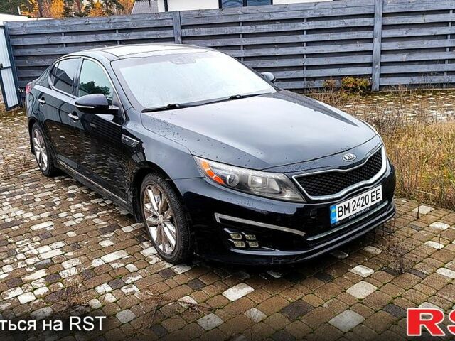Черный Киа Оптима, объемом двигателя 2 л и пробегом 104 тыс. км за 11600 $, фото 1 на Automoto.ua