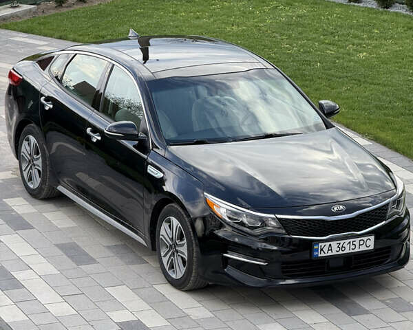 Чорний Кіа Оптіма, об'ємом двигуна 2 л та пробігом 118 тис. км за 16300 $, фото 1 на Automoto.ua