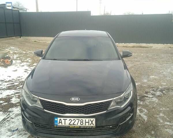 Черный Киа Оптима, объемом двигателя 2.4 л и пробегом 105 тыс. км за 12300 $, фото 1 на Automoto.ua