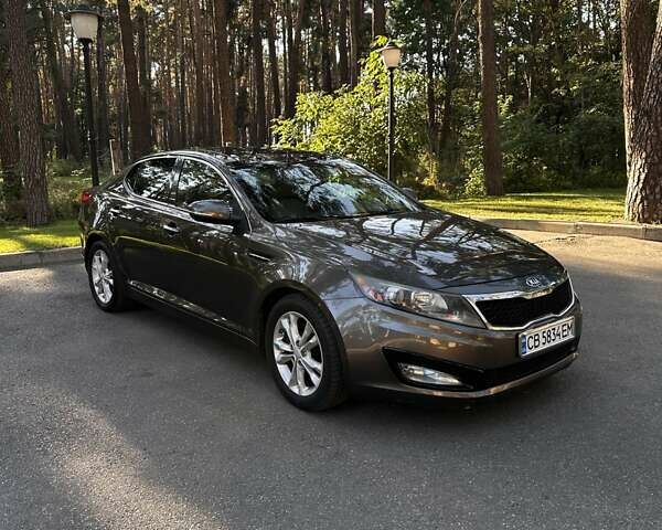 Коричневый Киа Оптима, объемом двигателя 2.4 л и пробегом 190 тыс. км за 9600 $, фото 1 на Automoto.ua