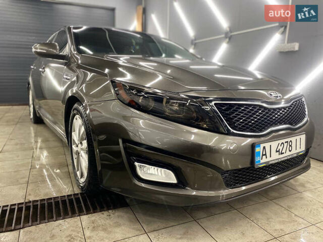 Коричневый Киа Оптима, объемом двигателя 2.4 л и пробегом 288 тыс. км за 8500 $, фото 1 на Automoto.ua