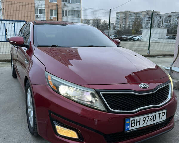 Красный Киа Оптима, объемом двигателя 2.4 л и пробегом 136 тыс. км за 9800 $, фото 1 на Automoto.ua