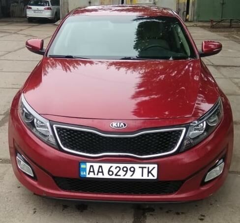 Червоний Кіа Оптіма, об'ємом двигуна 2.4 л та пробігом 118 тис. км за 11800 $, фото 1 на Automoto.ua