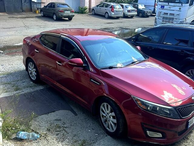 Красный Киа Оптима, объемом двигателя 2.4 л и пробегом 280 тыс. км за 9500 $, фото 1 на Automoto.ua