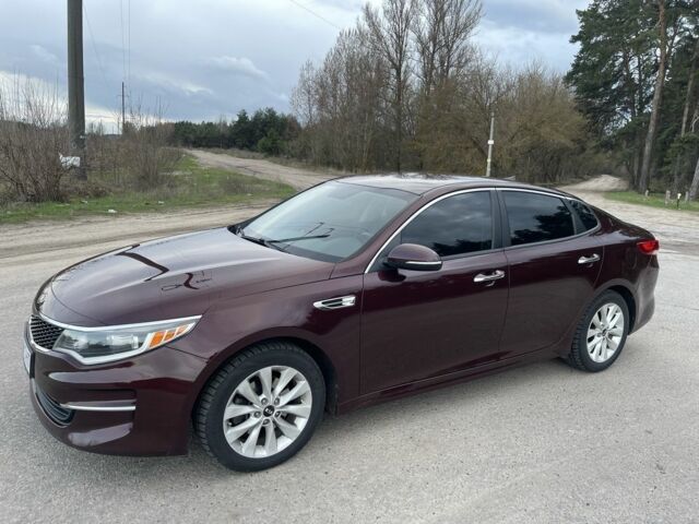Красный Киа Оптима, объемом двигателя 2.4 л и пробегом 170 тыс. км за 9300 $, фото 1 на Automoto.ua