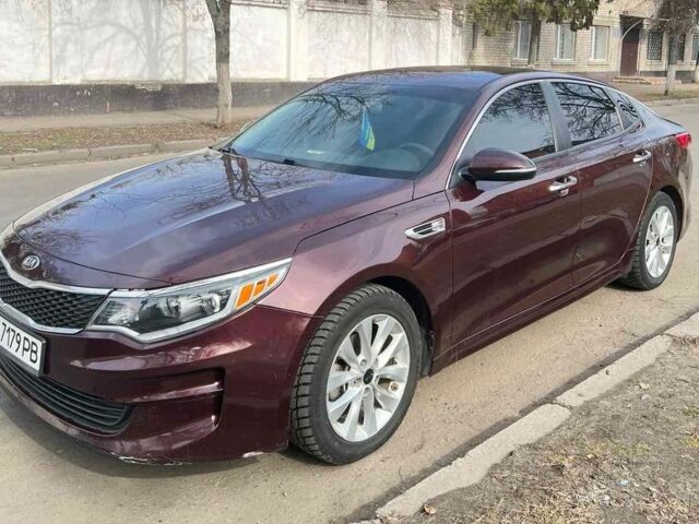 Червоний Кіа Оптіма, об'ємом двигуна 2.4 л та пробігом 150 тис. км за 10500 $, фото 1 на Automoto.ua