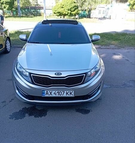 Серый Киа Оптима, объемом двигателя 2 л и пробегом 190 тыс. км за 8800 $, фото 1 на Automoto.ua