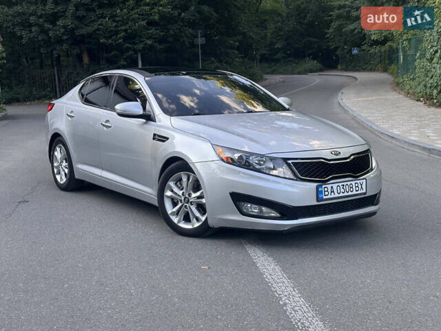 Серый Киа Оптима, объемом двигателя 2 л и пробегом 256 тыс. км за 10599 $, фото 1 на Automoto.ua