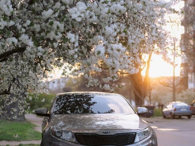 Серый Киа Оптима, объемом двигателя 2 л и пробегом 238 тыс. км за 9000 $, фото 1 на Automoto.ua